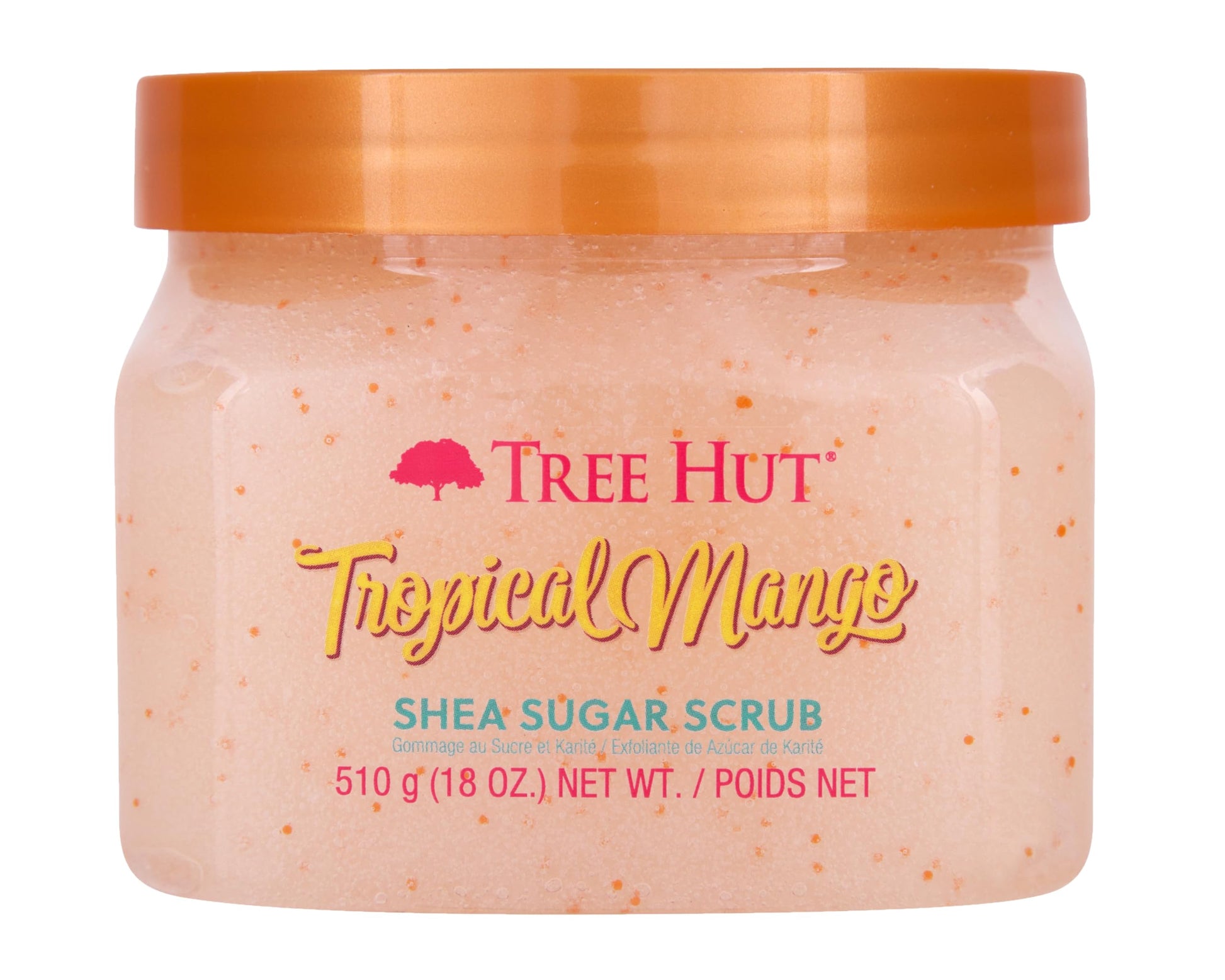 Tree Hut Shea Sugar Scrub Coco Colada, 18 oz, Ultra Hydrating and Exfoliating Scrub for Nourishing Essential Body Care