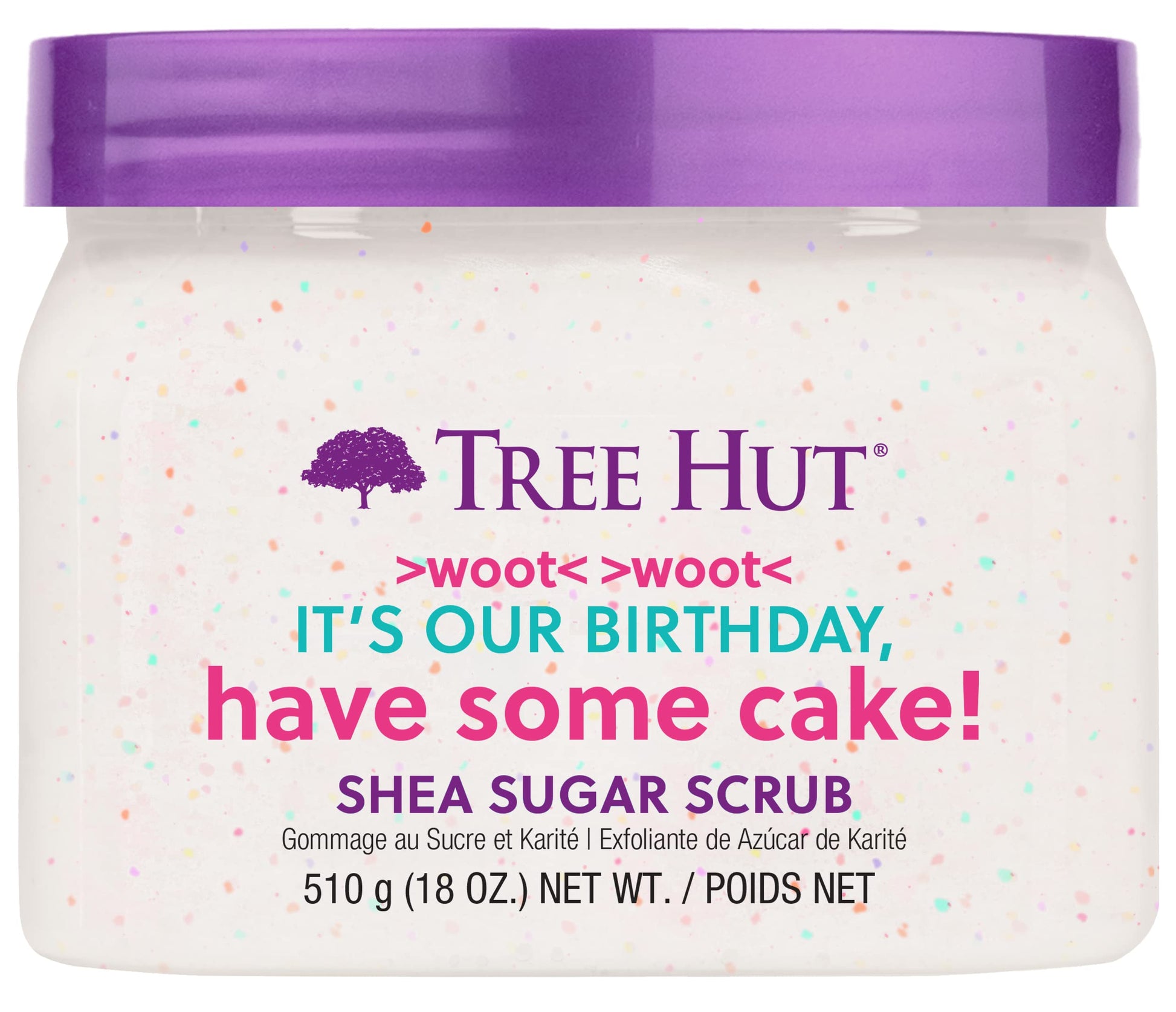 Tree Hut Shea Sugar Scrub Coco Colada, 18 oz, Ultra Hydrating and Exfoliating Scrub for Nourishing Essential Body Care